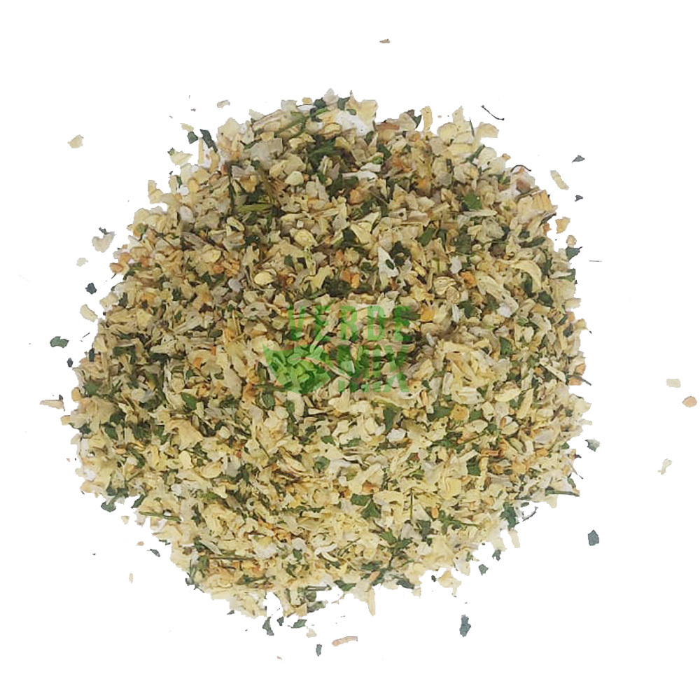 Alho, cebola e salsa